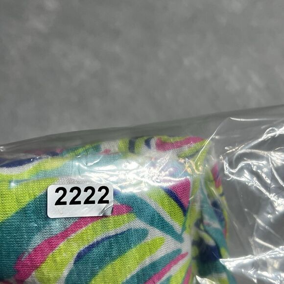 Lilly Pulitzer Shirt Womens Size XXS Blue, Green, Pink, Turquoise & White Linen - Picture 11 of 11